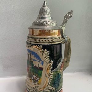 German Beer Stein Munich Our Lady’s Church Town Hall Munchen